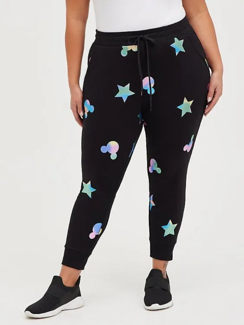 Torrid Plus Size Disney Iridescent Mickey icons and stars Sweat Pants Size 3X